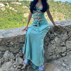 Cut out maxi dress